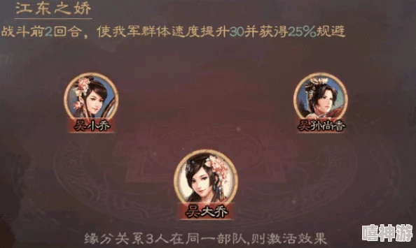 深度解析《三国志战略版》小乔使用技巧：内政武将战法配置与委任推荐策略